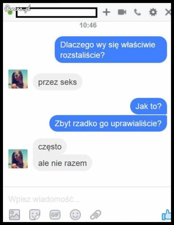 Rozstali się...