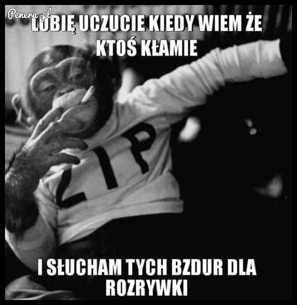 Uwielbiam słuchać tego pie*dolenia