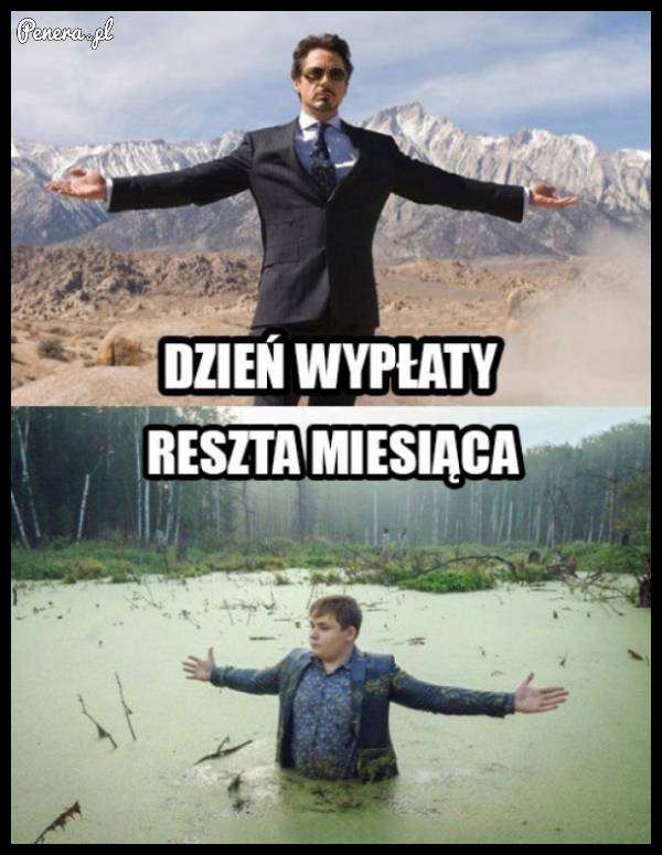 W dzień wypłaty