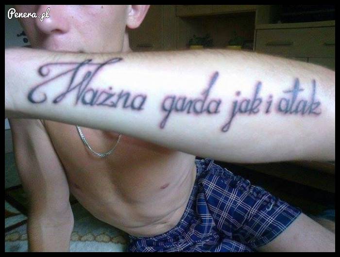 Ważna garda jak i atak!