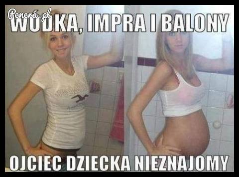 Wódka, impra i balony