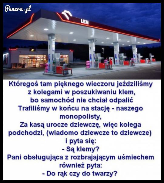 Wpadli na stację kupić klemy
