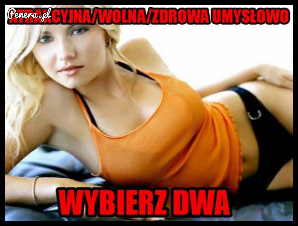 Wybieram atrakcyjną i umysłowo zdrową