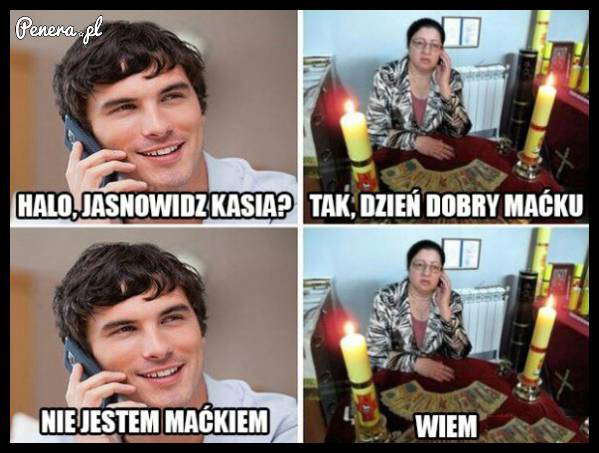 Zadzwonię kiedyś do takiego telewizyjnego jasnowidza