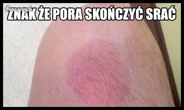 Znak że pora już kończyć