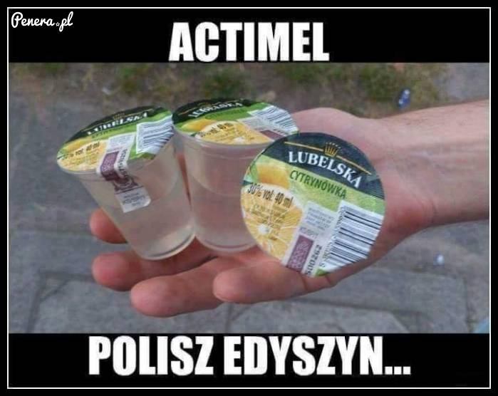 Actimel w polskiej wersji