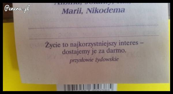 Ciekawe przysłowie z kalendarza