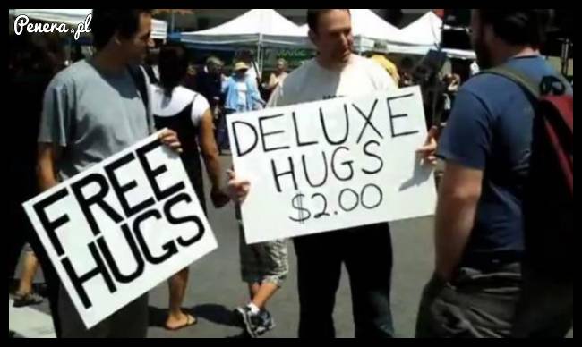 Co tam darmowe przytulanie