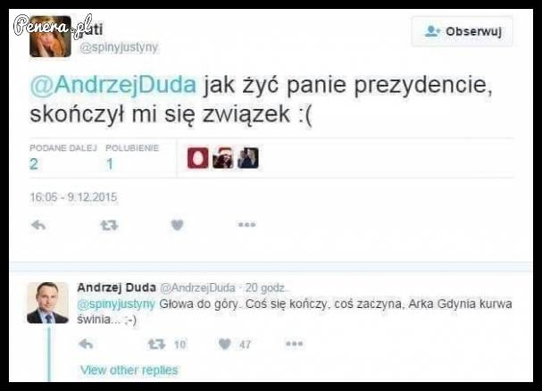 Jak żyć panie prezydencie