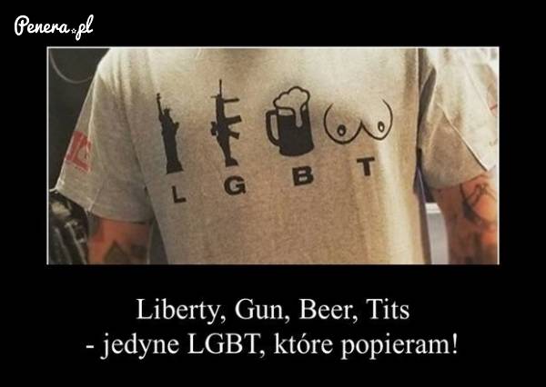 Jedyne LGBT które popieram