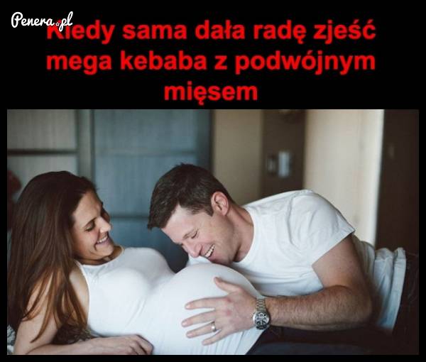 Kiedy sama dała radę zjeść