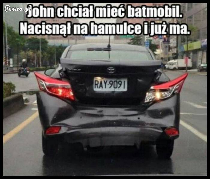 Kiedy Twoim marzeniem jest mieć batmobil