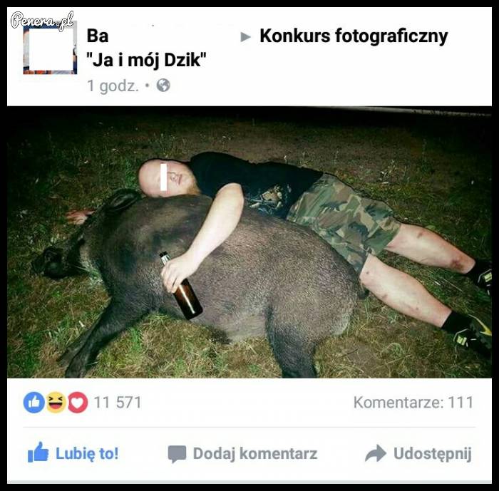 Konkurs fotograficzny - Ja i mój dzik