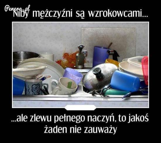 Niby mężczyźni są wzrokowcami