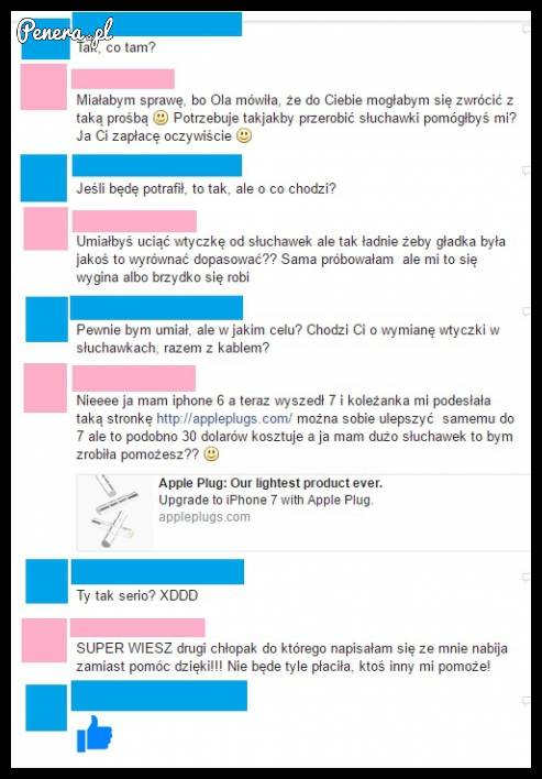 Przeczytała że łatwo można przerobić iPhona