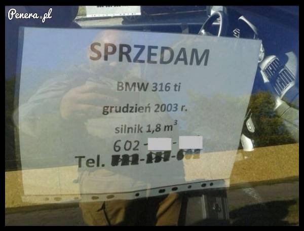 Sprzedam BMW z silnikiem okrętowym