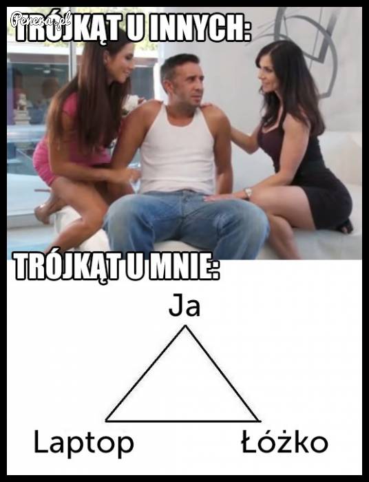 Tak wygląda trójkąt u innych