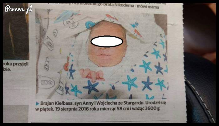 Ten dzieciak raczej nie będzie miał łatwo