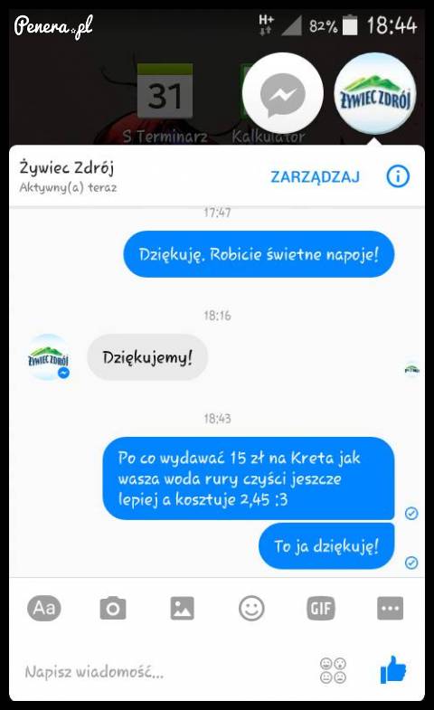 Wiadomość do Żywiec Zdrój