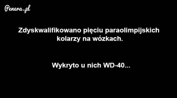 Wykryto doping na paraolimpiadzie