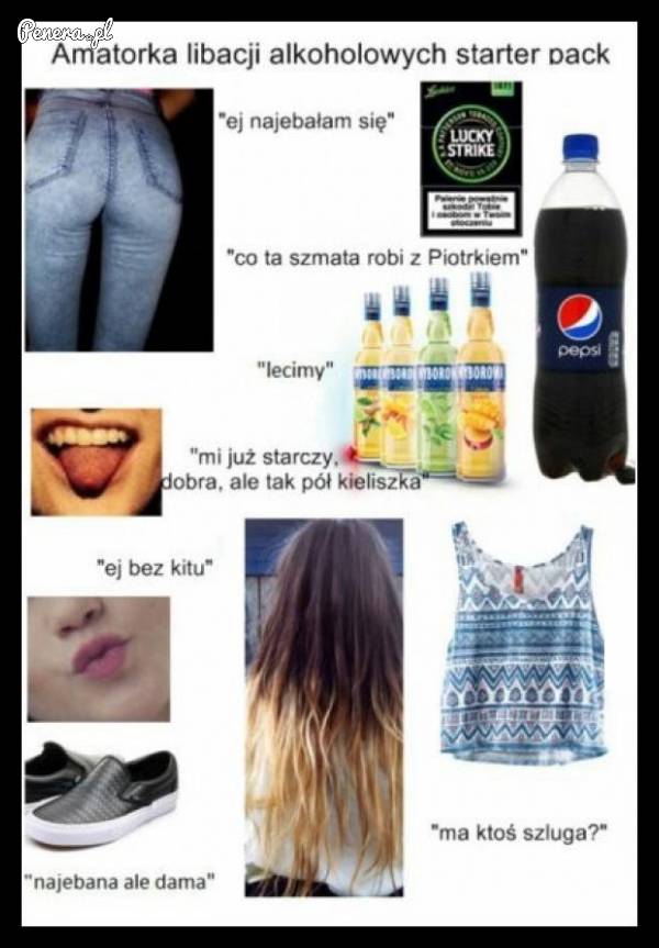 Amatorka libacji alkoholowych starter pack