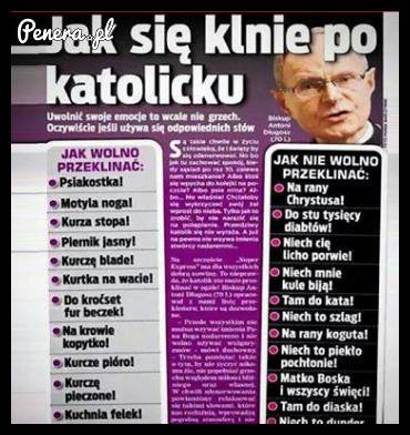Jak się klnie po katolicku?