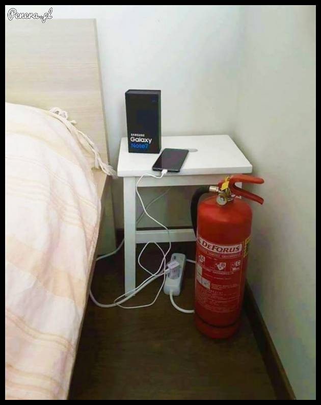 Kiedy podłączam mojego Galaxy Note 7 do ładowarki