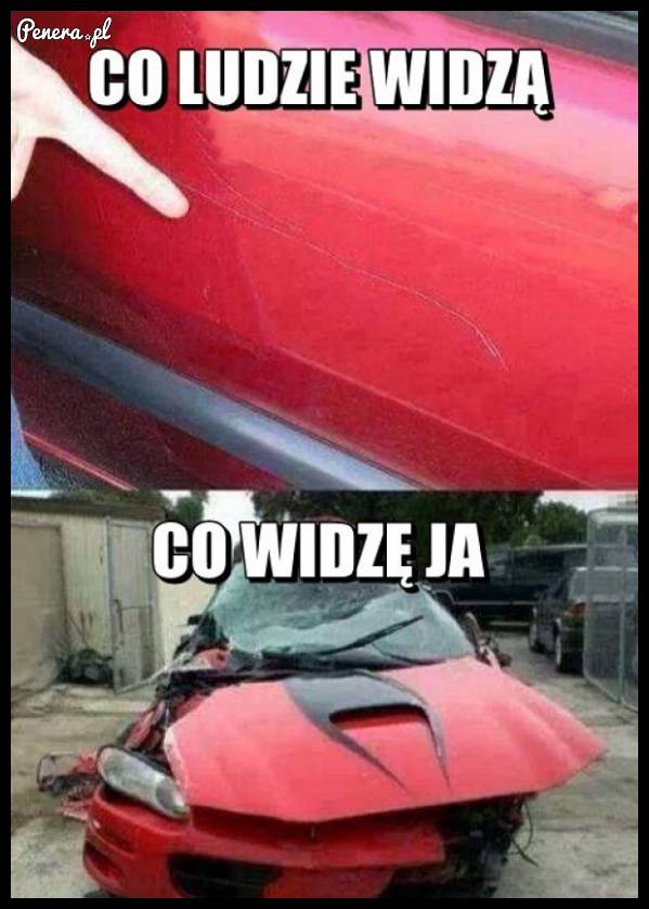 Kiedy zauważę rysę na samochodzie