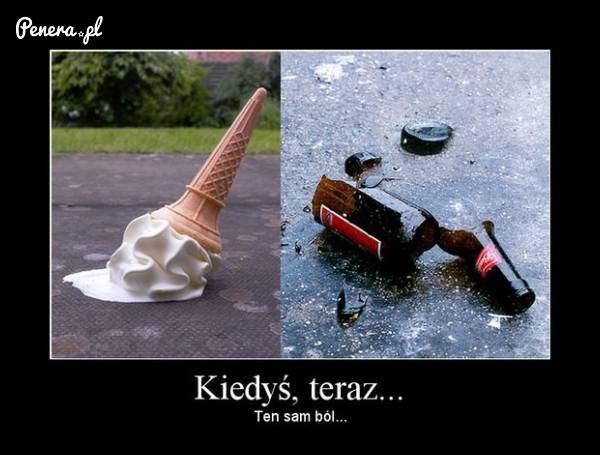 Kiedyś, teraz - ten sam ból