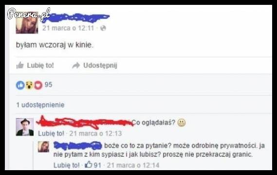 Kobieca logika na fejsie