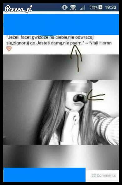 Logika kobiet - Gdy facet na ciebie gwiżdże