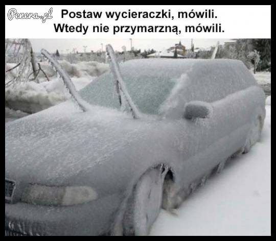 Postaw wycieraczki mówili