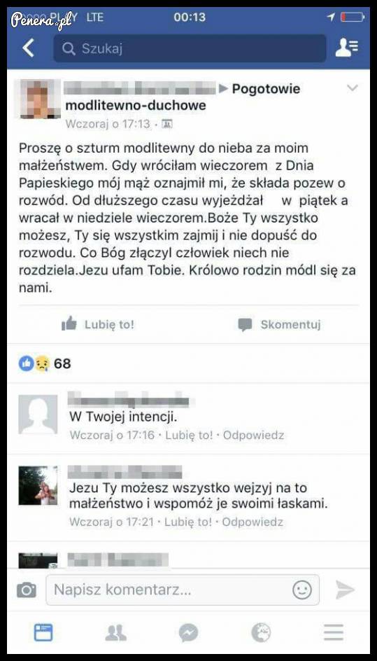 Prośba o modlitwę