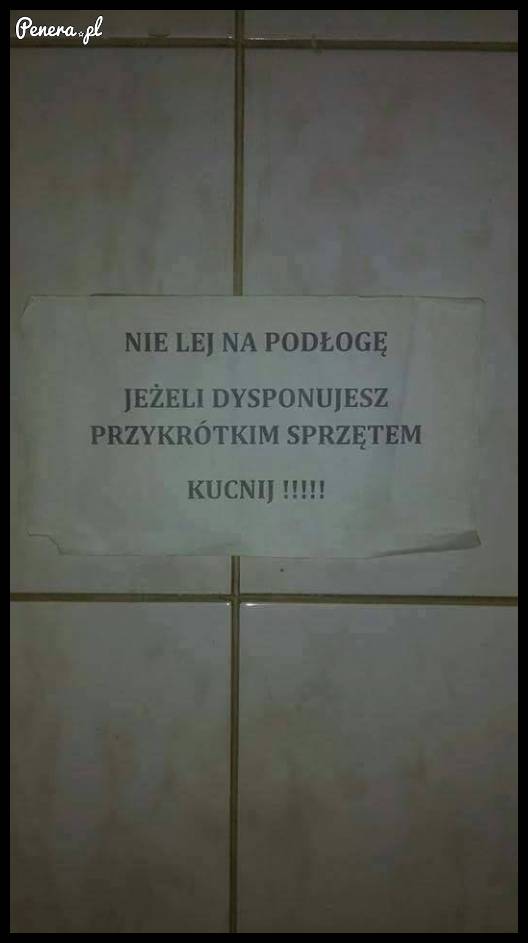 Przesłanie od babci klozetowej
