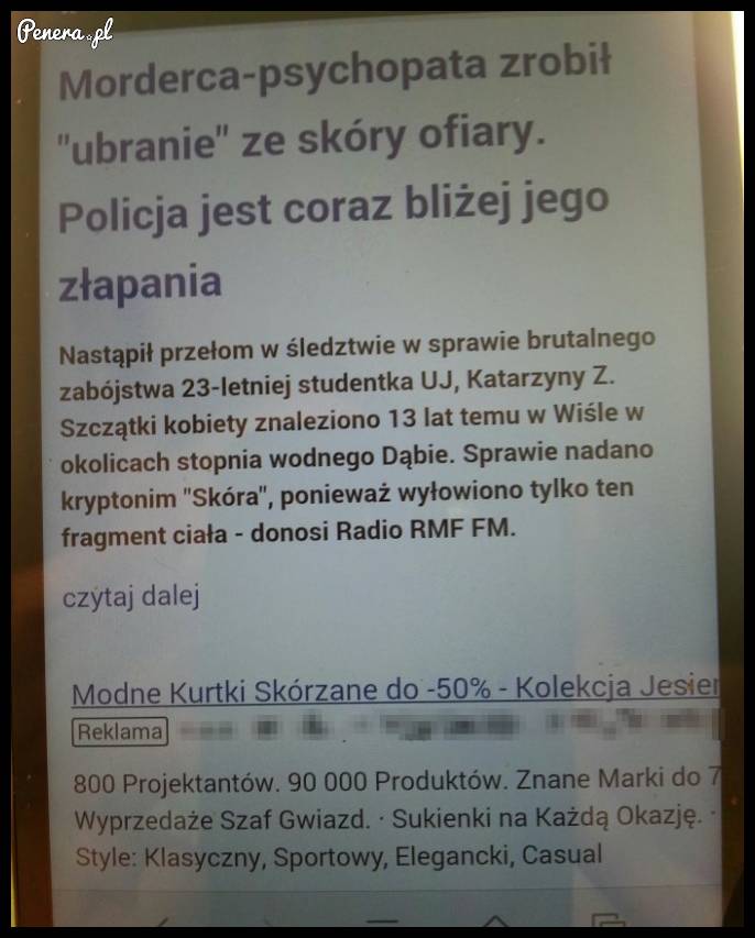 Reklama chyba trochę nie na miejscu ;)