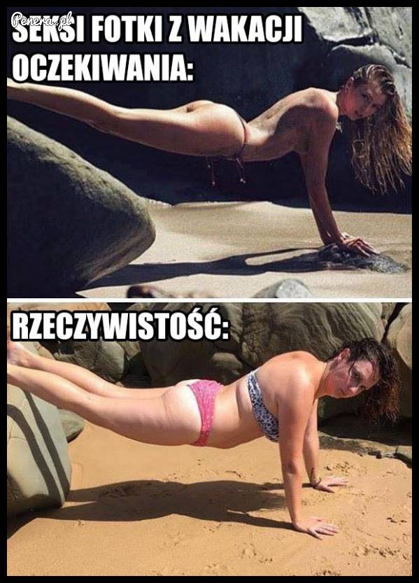 Seksi fotki z wakacji