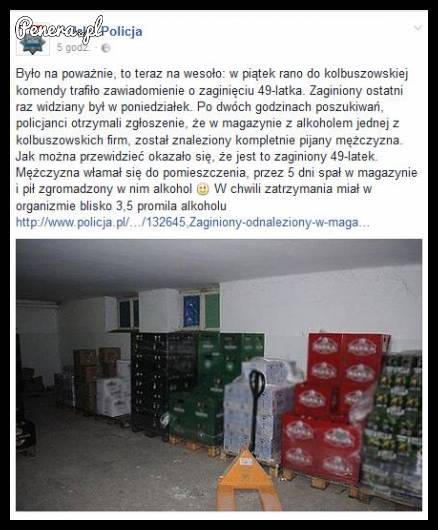 To był jego melanż życia