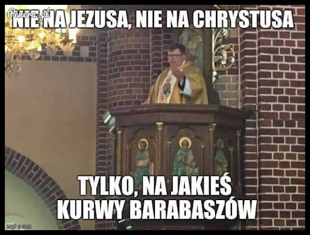 Tymczasem w kościele ze Stonogą ;)