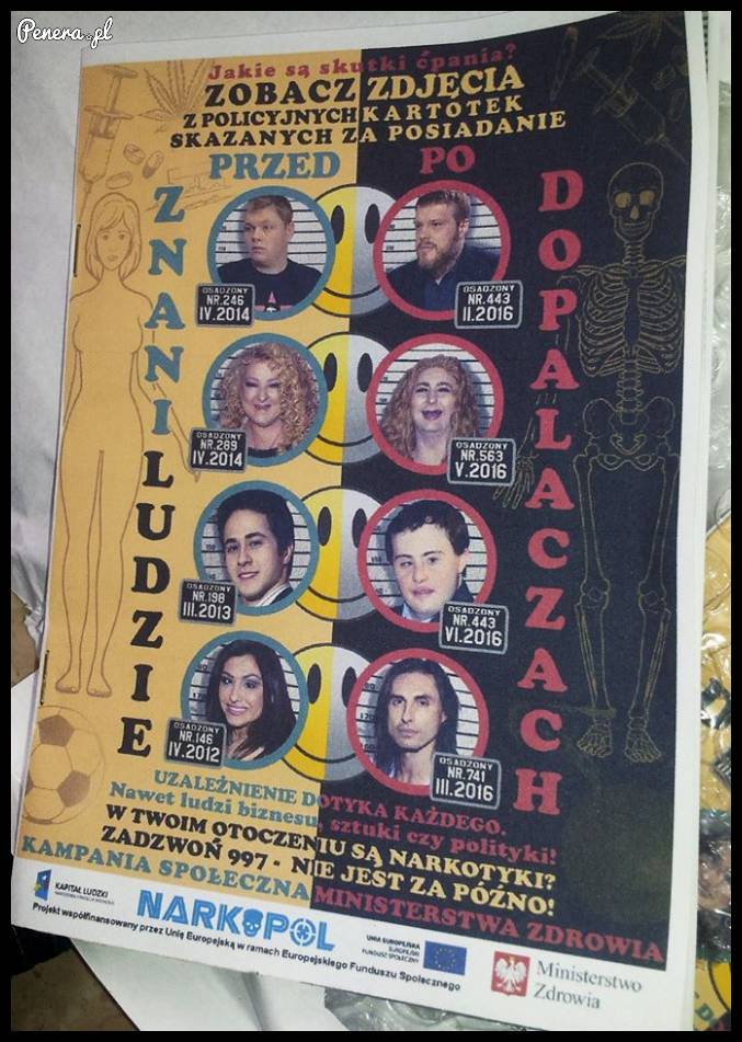 Zdjęcia z policyjnych kartotek