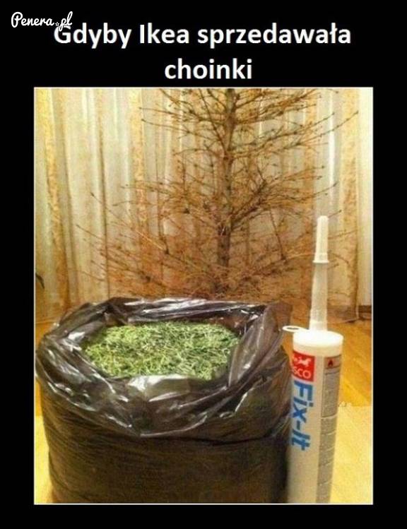 Choinka w wersji zrób to sam