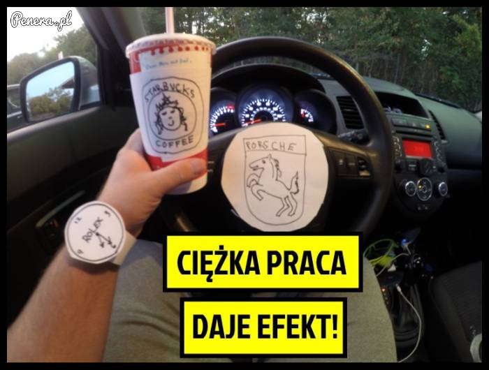 Ciężka praca daje efekt Ciężka praca daje efekt