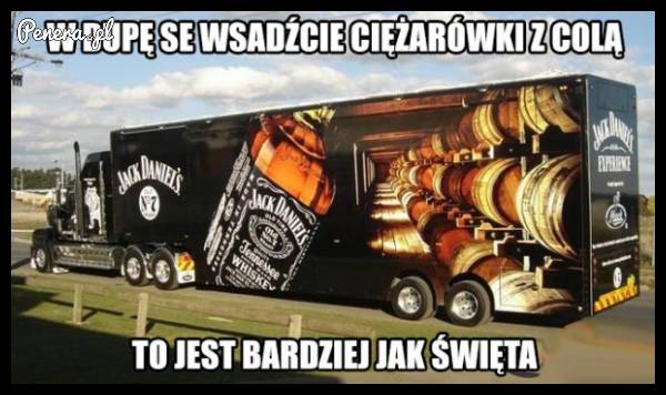 Co tam ciężarówka Coca Coli