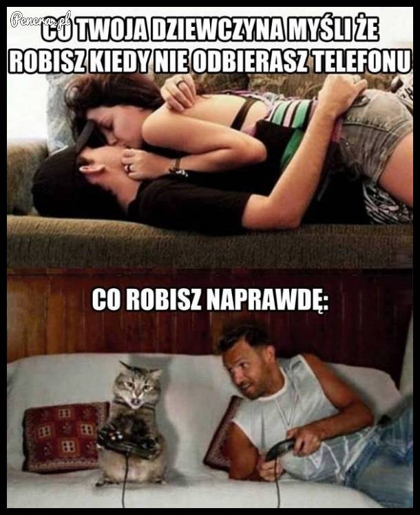 Co Twoja dziewczyna myśli że robisz jak nie odbierasz telefonu
