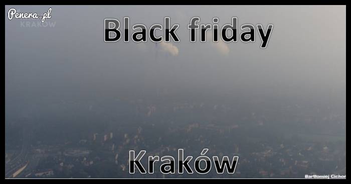 Czarny piątek w Krakowie