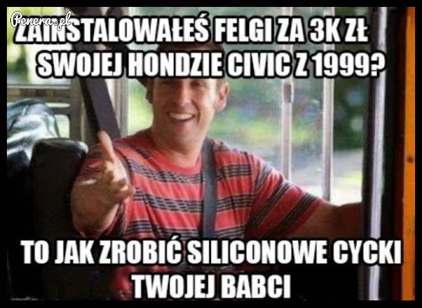 Kiedy jeździsz Hondą Civic z 1999