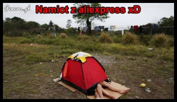 Namiot z aliexpress