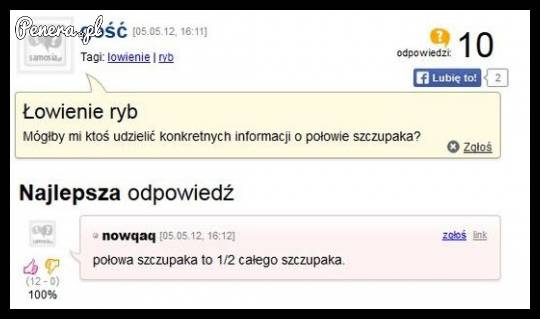 Udzielił konkretnej informacji