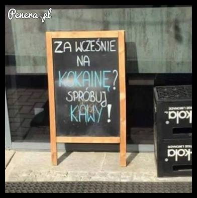 Za wcześnie na kokainę?