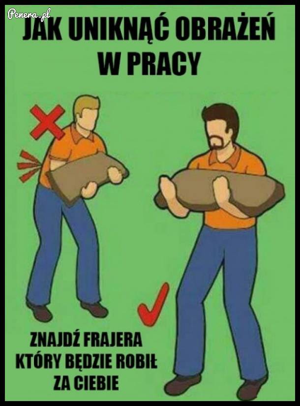 Jak uniknąć obrażeń w pracy?