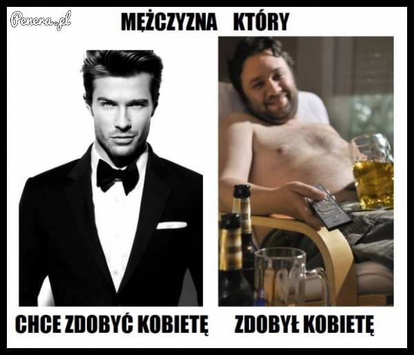 Mężczyzna który chce zdobyć kobietę